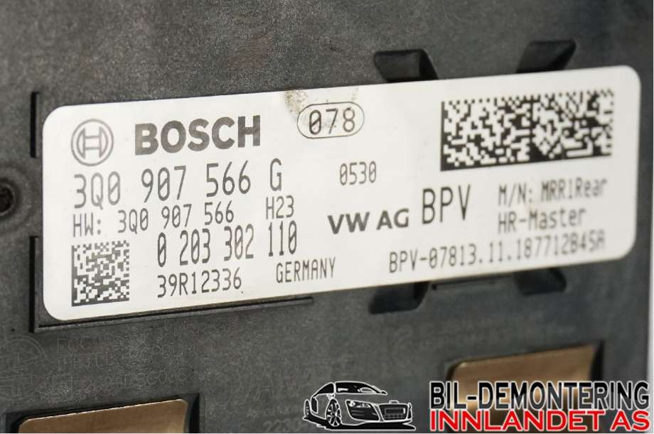 Sensor radar til VW Passat 2015-2019 (Fase 1) (B8) (B8) (VOLKSWAGEN|3Q0 907 566 G||3Q0907566G)