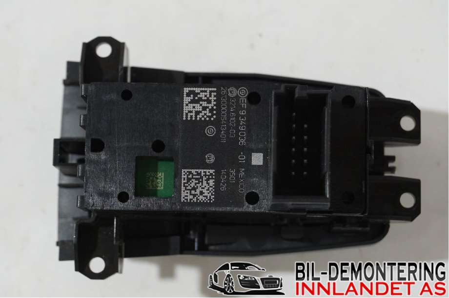 Bryter elektrisk håndbrekk/parkbrems til BMW X5 2013-2018 (F15) (F15) (BMW|61 31 9 385 028|9 349 036|61 31 9 877 891)