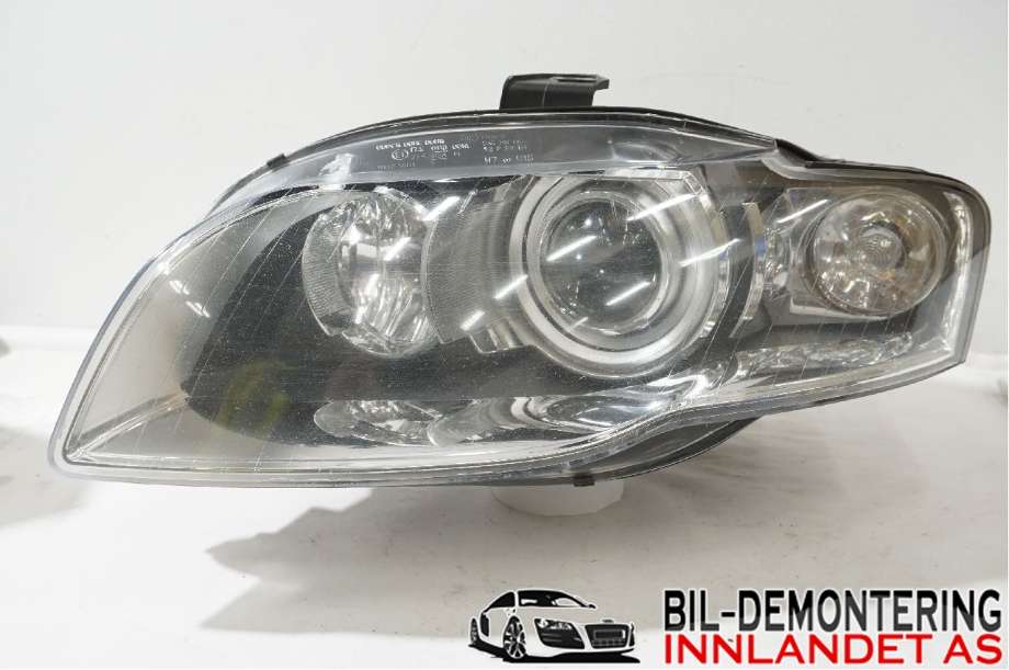 Frontlykt venstre halogen til Audi A4, 2004-2008 (Type III) (B7) (B7) (AUDI|8E0 941 029 BM)
