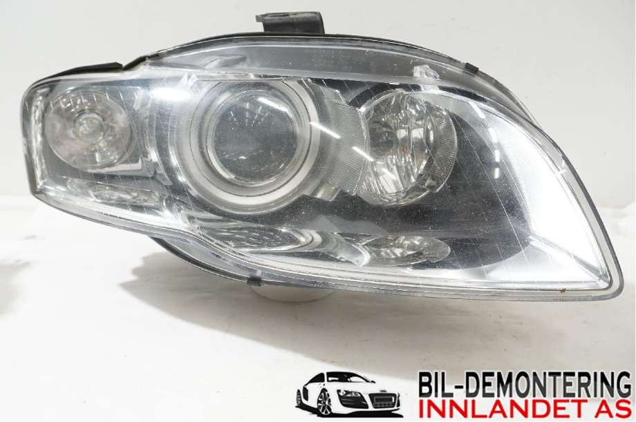 Frontlykt høyre halogen til Audi A4, 2004-2008 (Type III) (B7) (B7) (AUDI|8E0 941 030 AS)