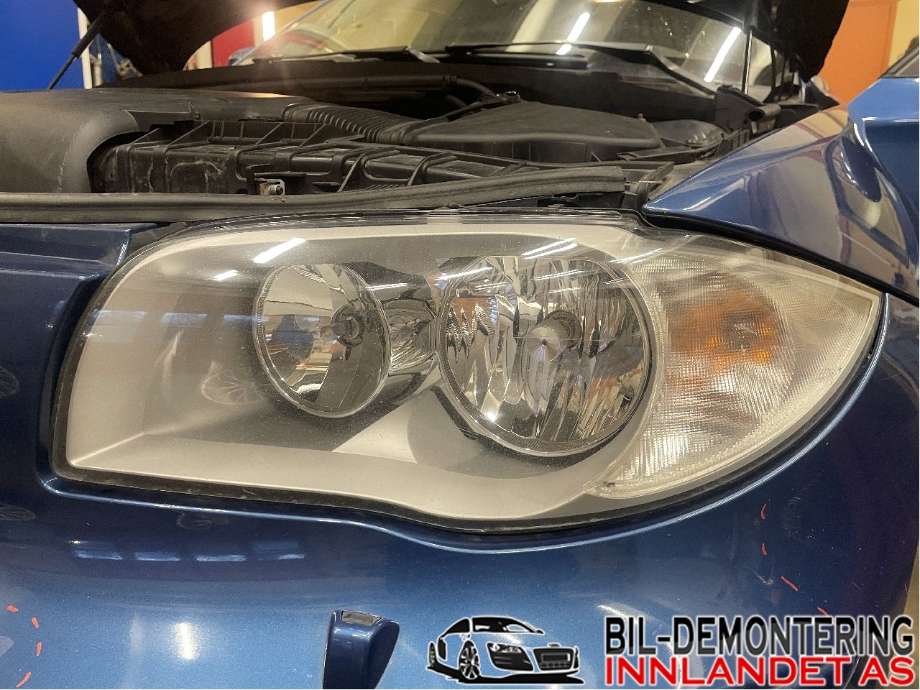 Frontlykt venstre halogen til BMW 1-Serie, 2004-2011 (E81/E82/E87/E88) (E81/E82/E87/E88) (BMW|63 12 6 924 485)