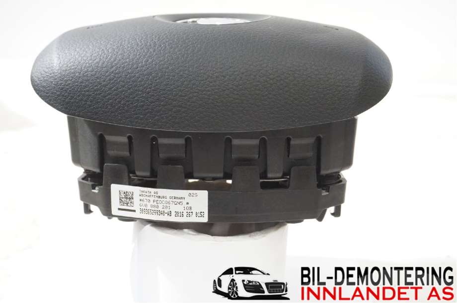 Airbag rattpute til Škoda Fabia 2014-2021 (Type III) (SKODA|6V0 880 201 1QB|)