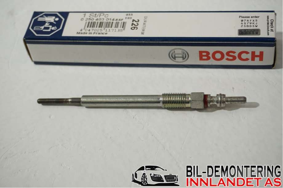 Glødeplugg til Opel Astra J 2010-2015  (OPEL Astra Sports Tourer|250 403 014|)