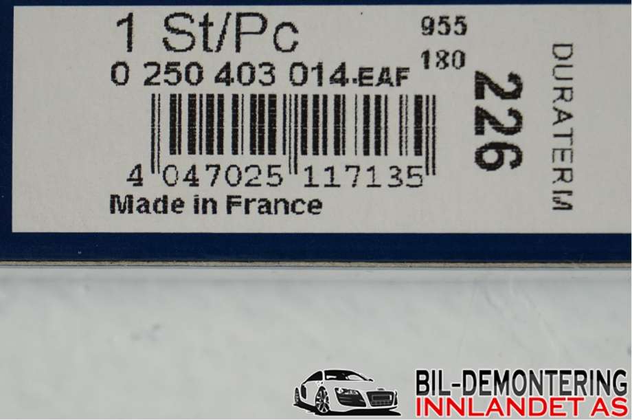 Glødeplugg til Opel Astra J 2010-2015  (OPEL Astra Sports Tourer|250 403 014|)