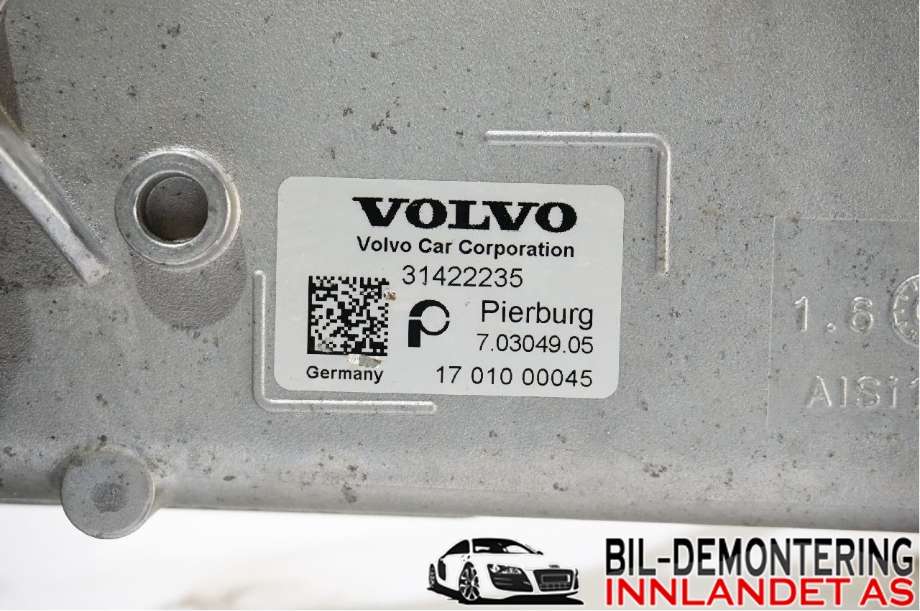 EGR-ventil til Volvo V60/V60 CC 2013-2018 (Type I, Fase 2)  (30757778||31422235)