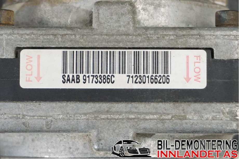 Luftmengde/luftmassemåler til Saab 9-5 2001-2005 (Type I, Fase 2)  (SAAB|9173386C||9173386C 71230166206)