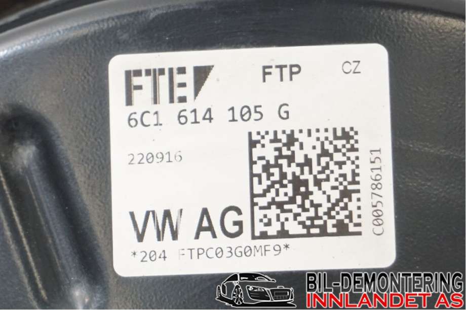 Bremsekraft-regulator bak til Škoda Fabia 2014-2021 (Type III) (SKODA|6C1 614 106 B|)