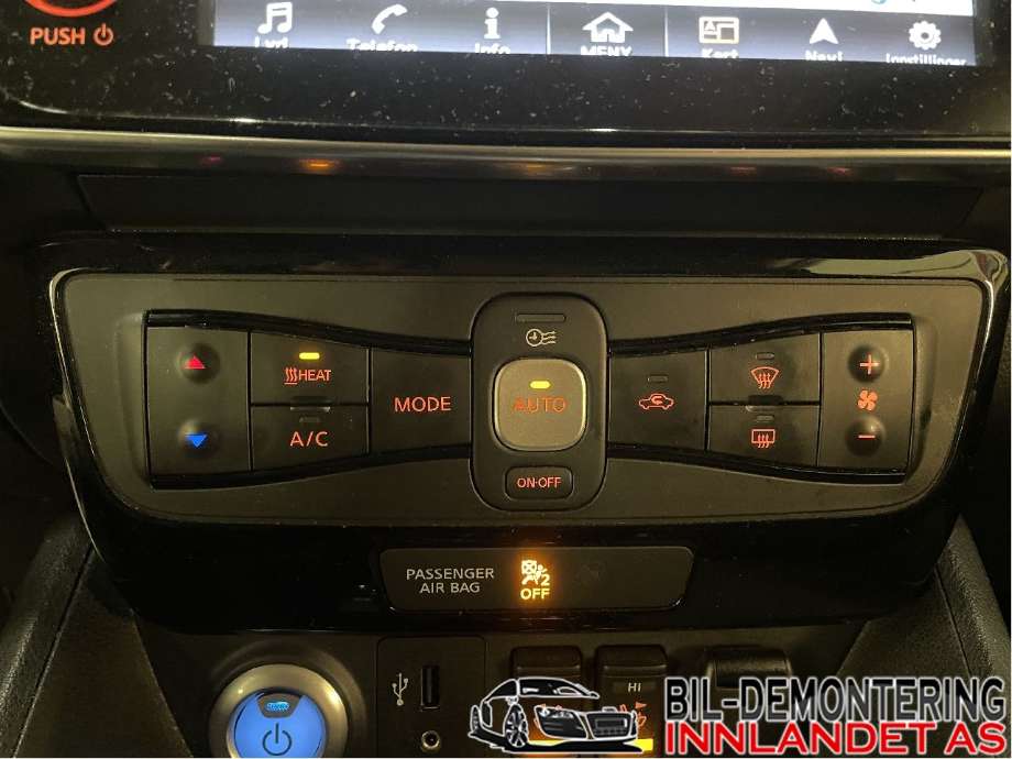 Varmeapparat betjening til Nissan Leaf, 2018-->> (Type II)  (NISSAN|275005SE0A)