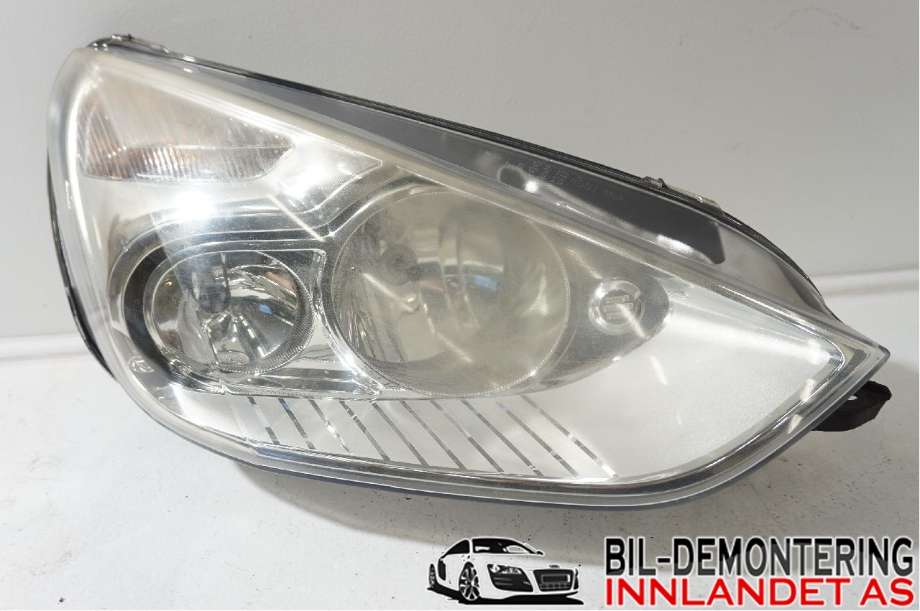 Frontlykt høyre halogen til Ford S-Max, 2006-2010 (Type I, Fase 1)  (FORD|6M21-13W029-AG)