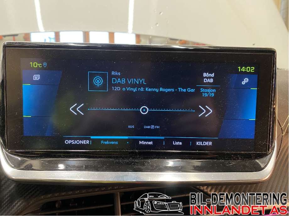 Instrument kjørecomputer til Peugeot 208, 2019-->> (Type II)  (PEUGEOT|98 246 199 80)