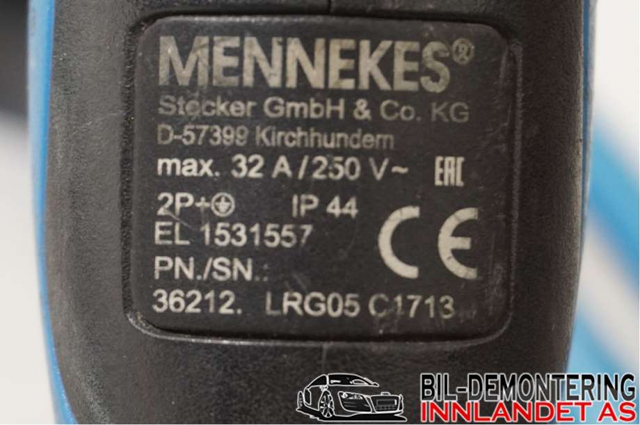 Batterilader kabel til Nissan Leaf 2018-->> (Type II) (NISSAN||LRG05 C1713)