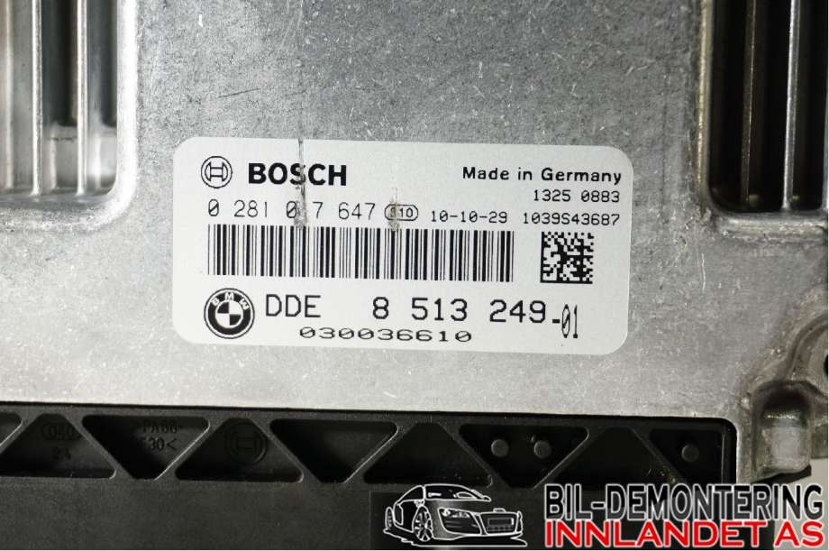 Styreenhet motor til BMW 3-Serie 2012-2018 (F30/F31/F34) (F30/F31/F34) (BMW|12 14 5 A48 DA9||851324901)