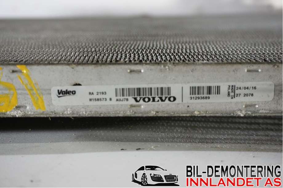 Radiator (automat gir) til Volvo V40 2012-2019  (VOLVO|31293689|)