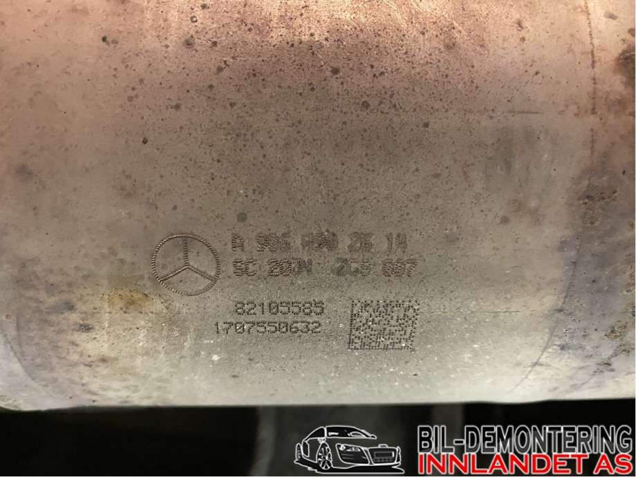 Partikkelfilter til Mercedes Sprinter 2013-2018 (Fase 2) (906) (906) (MERCEDES|A 906 490 26 14|)