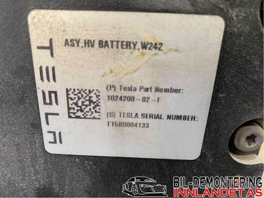 Batteripakke elbil til Mercedes B-Klasse 2011-2018 (W246) (W246) (MERCEDES|A 242 343 00 00|)