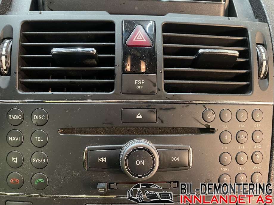 Bilstereo til Mercedes C-Klasse, 2007-2011 (Fase 1) (W204) (W204) (MERCEDES|A 204 870 34 96)
