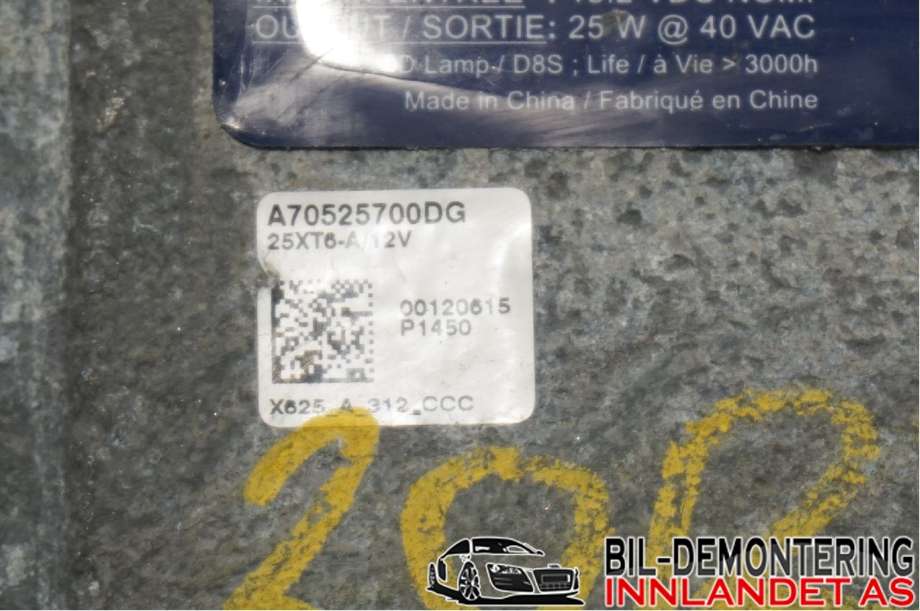 Styreenhet xenon/ballast til Tesla Model S 2013-2016 (Fase 1) (TESLA|1029171-00-A|)