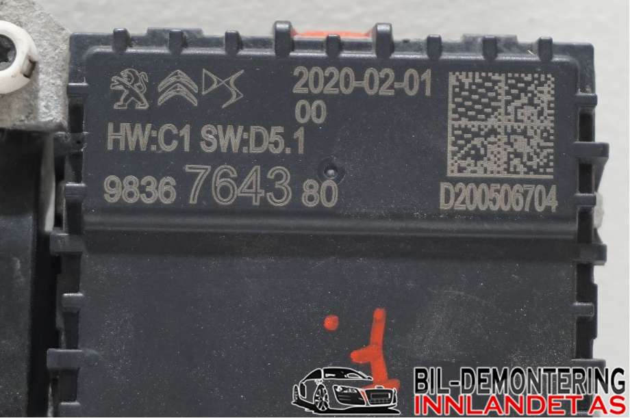 Sensor radar til Opel Corsa F 2019-->>  (OPEL|9836 7643 80|)
