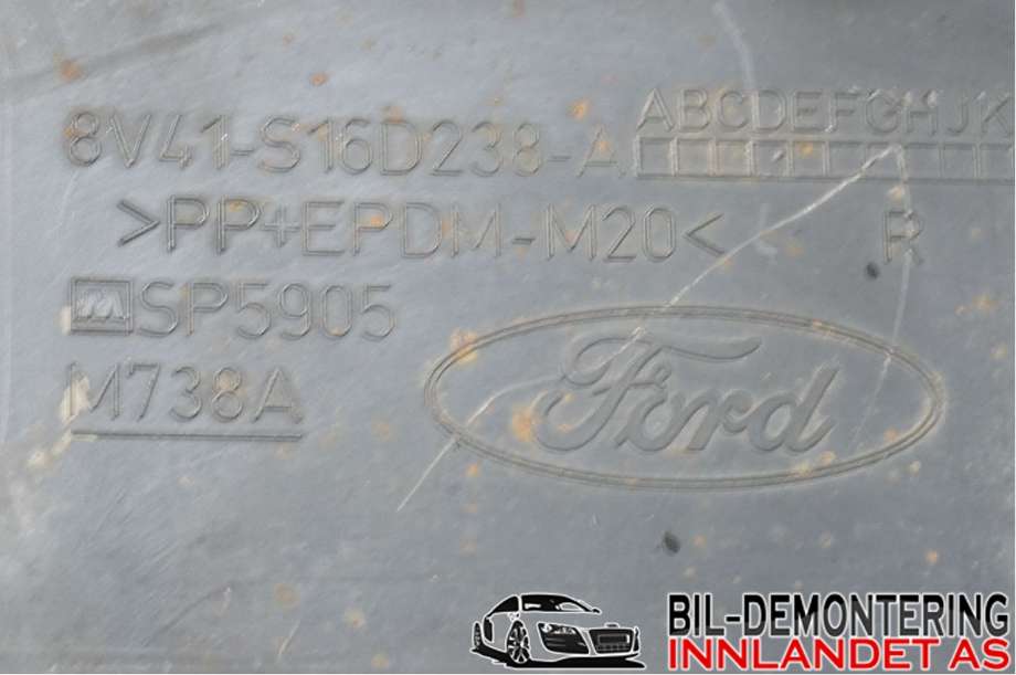 Hjulbuelist venstre foran til Ford Kuga 2008-2012 (Type I)  (FORD|8V41-S16D238-A|)