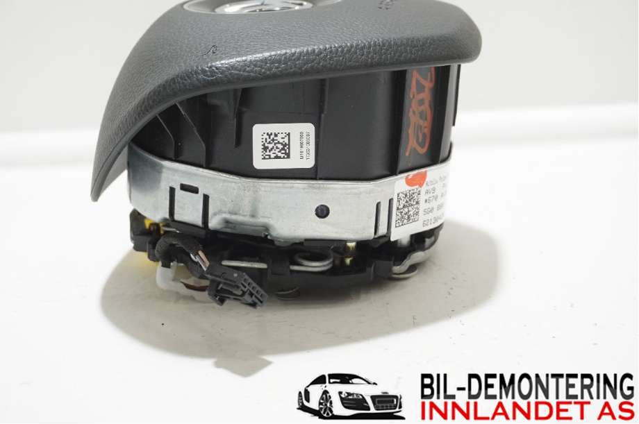 Airbag rattpute til VW e-Golf 2017-2020 (Fase 2) (VOLKSWAGEN|5G0 880 201 S|)