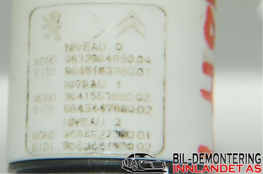 Spylerpumpe foran til Peugeot 308 2011-2013 (Type I, Fase 2) (PEUGEOT|6434 92|)