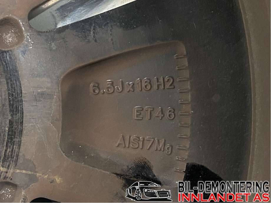 Felgsett aluminium til VW e-Golf 2017-2020 (Fase 2)  (VOLKSWAGEN|6.5JX16H2 ET46|205/55R16|NOKIAN)