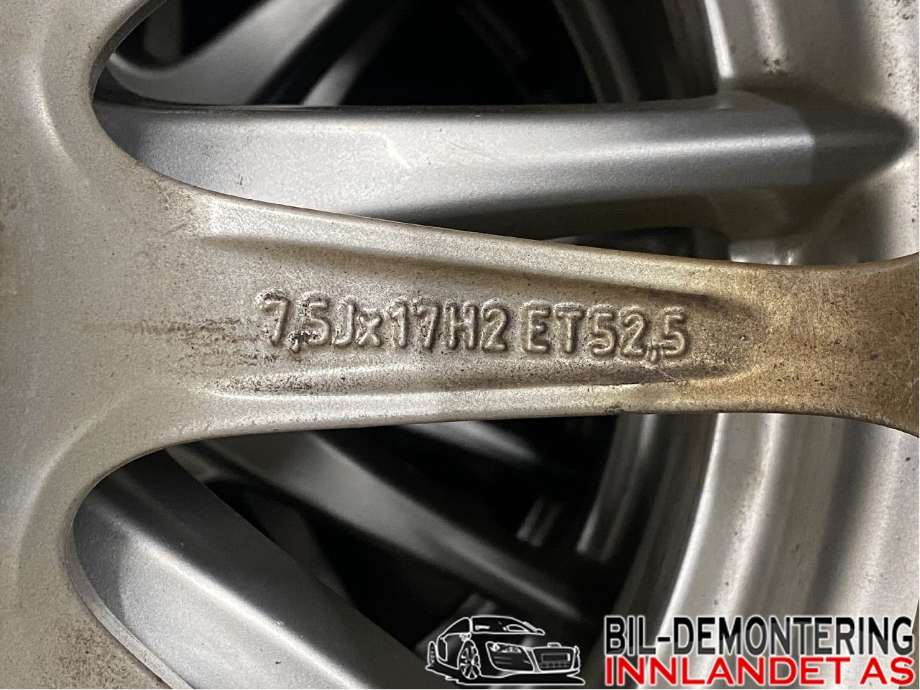 Felgsett aluminium til Mercedes CLA 2013-2019 (C117) (C117) (MERCEDES|5;5JX17H2 ET 52;7|215/50R17T|A2464010002)