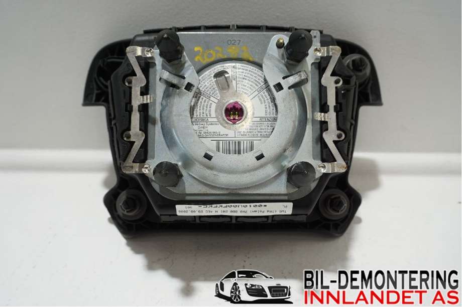 Airbag rattpute til VW Transporter / Caravelle 2003-2009 (Fase 1) (T5) (T5) (VOLKSWAGEN|7H0880201|)