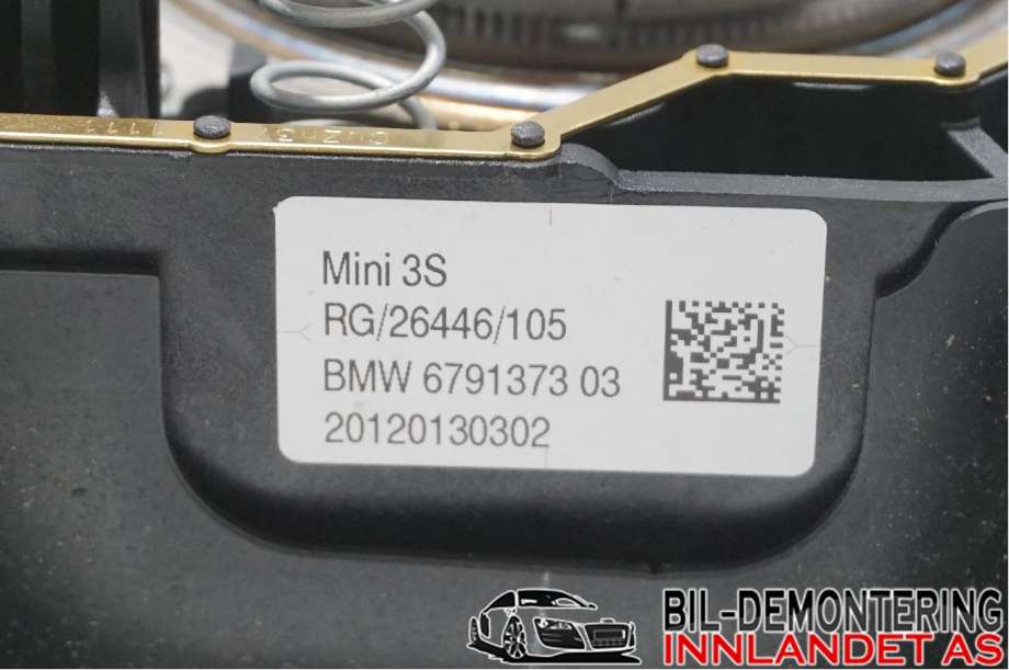 Airbag rattpute til Mini One/Cooper 2007-2014 (R55-57) (R55-57) (MINI|32 30 6 791 373|)