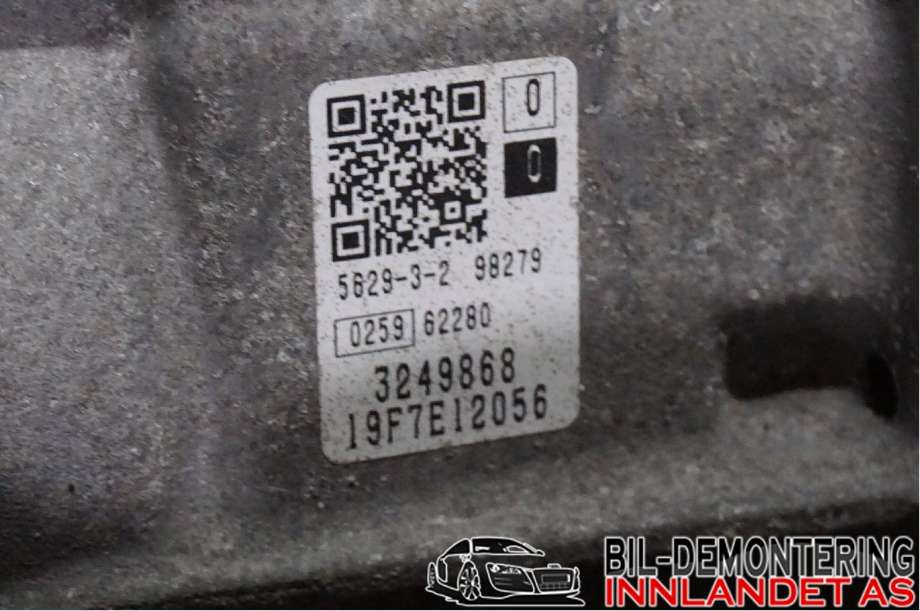 Girkasse automat til Citroën Berlingo 2019-->> (Type III)  (CITROEN|98 279 622 80|)