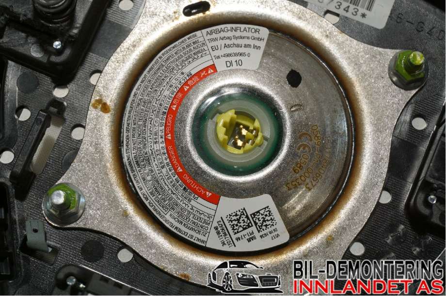 Airbag rattpute til Nissan X-Trail 2014-2022 (T32) (T32) (NISSAN|K85104CE1A|)