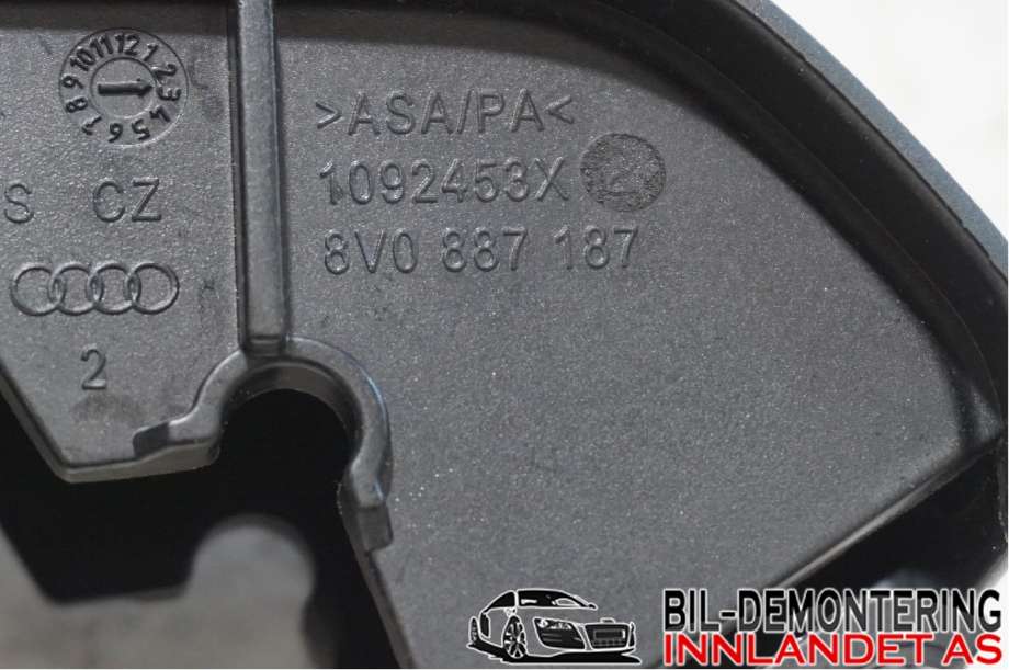 Innredning pakke til Audi A3 2012-2016 (Type III, Fase 1)  (AUDI|8V0 887 233 A||8V0 887 187)
