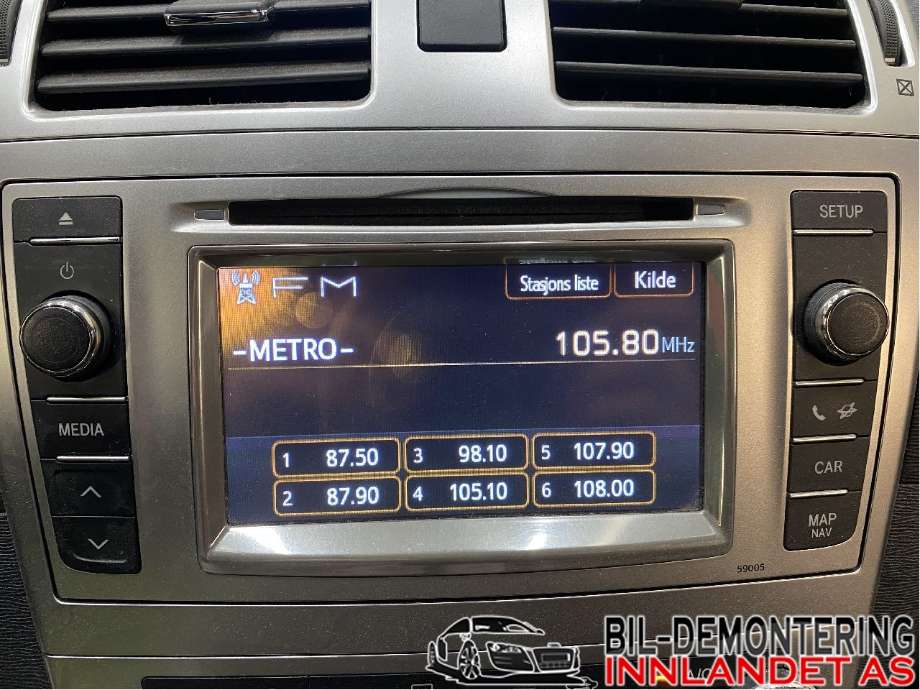 Instrument kjørecomputer til Toyota Avensis, 2009-2015 (Type III, Fase 1)  (TOYOTA|8614005010)