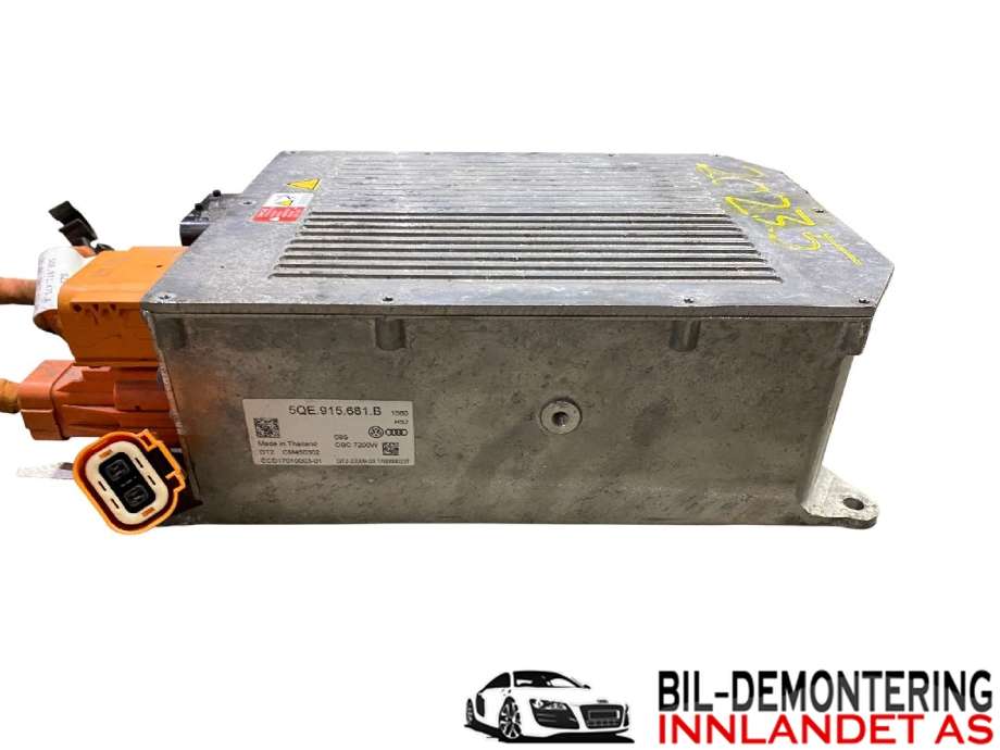 Batterilader (OBC - On Board Charger) til VW e-Golf 2017-2020 (Fase 2) (VOLKSWAGEN|5QE 915 681 N|)