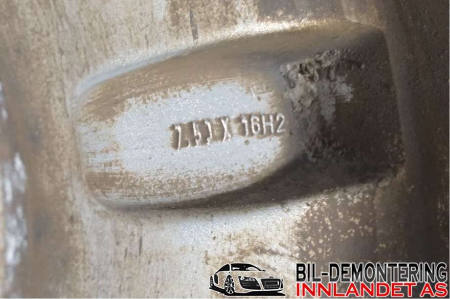 Felgsett aluminium til Audi A4 2001-2004 (Type II) (B6) (B6) (AUDI|7.5JX16H2||ET40)