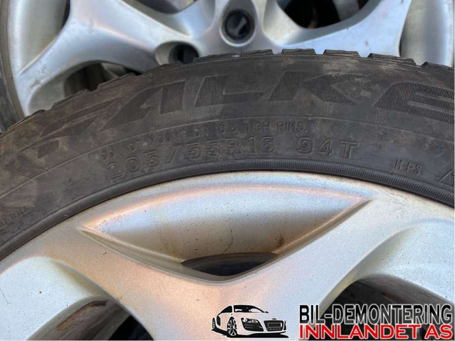 Felgsett aluminium til Ford C-Max 2007-2010 (Type I, Fase 2) (FORD||205/55R16)