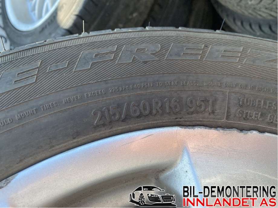 Felgsett aluminium til Subaru Outback 2007-2009 (Type III, Fase 2)  (SUBARU||215/60R16)
