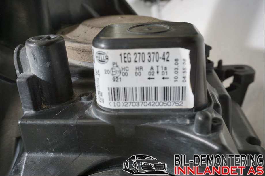 Frontlykt høyre halogen til Opel Astra H 2004-2009  (OPEL|93190070||1EG 270 370-42)