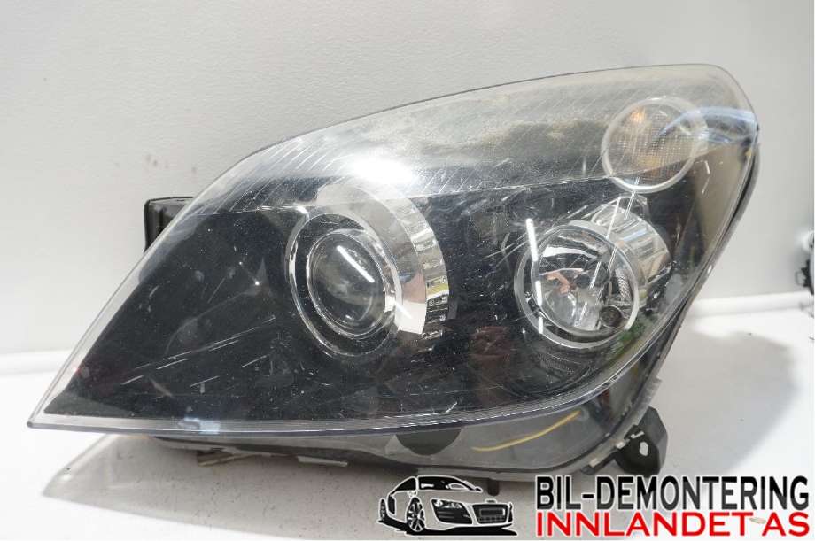 Frontlykt venstre halogen til Opel Astra H, 2004-2009 (OPEL|93178639)