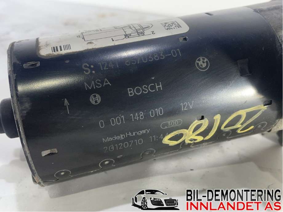Starter diesel til BMW X3 2010-2017 (F25) (F25) (BMW|12 41 8 570 238||0001148010)