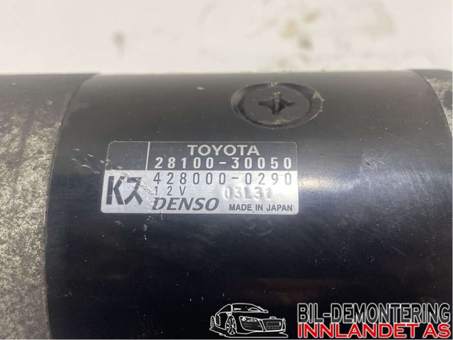 Starter diesel til Toyota Hiace 2007-2012 (Fase 3)  (TOYOTA|2810030050||28100-30050)
