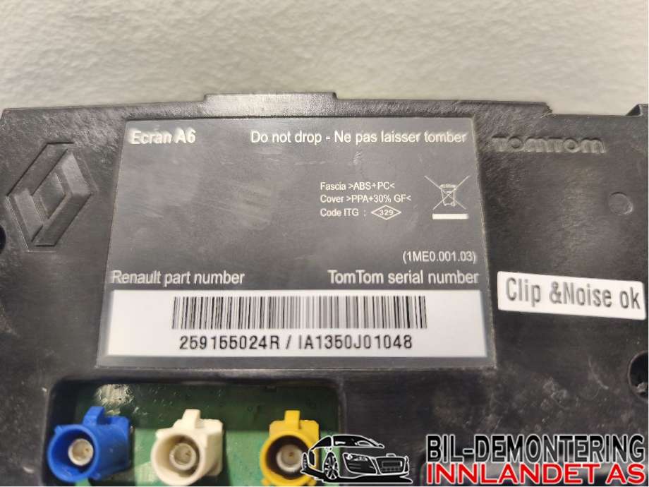 Instrument kjørecomputer til Opel Vivaro A 2006-2014  (|IA1350J01048|259155024R)
