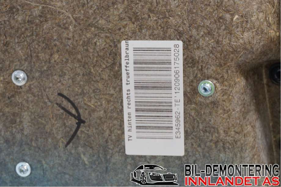 Dørtrekk høyre til BMW 5-Serie 2003-2010 (E60/E61) (E60/E61) (BMW|51 42 8 027 354|)