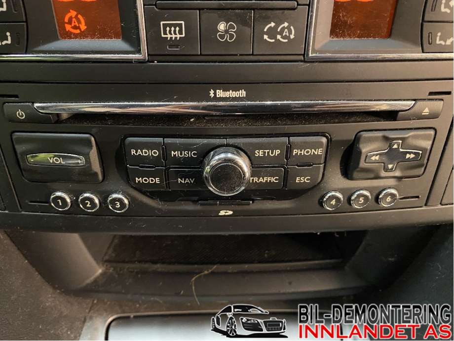 Bilstereo til Citroën C5, 2008-2017 (Type II) (CITROEN|16 173 317 80)