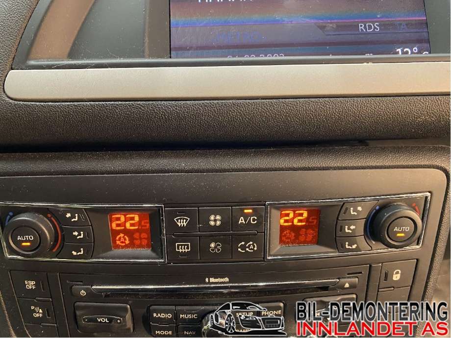 Varmeapparat betjening til Citroën C5, 2008-2017 (Type II) (CITROEN|6452 R9)