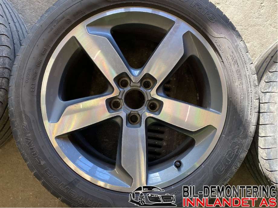 Felgsett aluminium til Audi Q3 2011-2014 (Type I, Fase 1) (AUDI|E-7JX18H2 ET 43|)