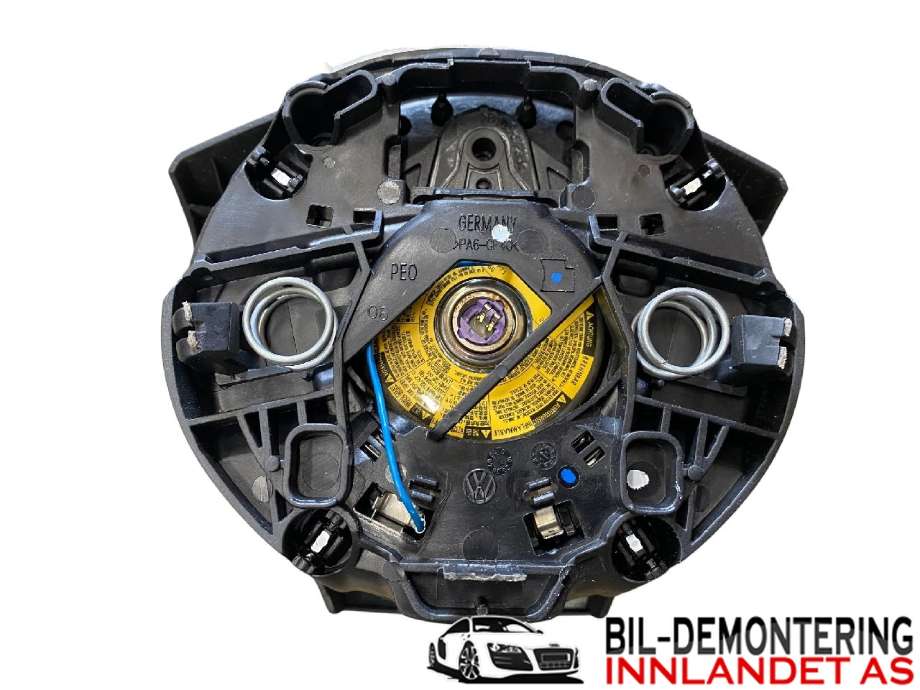 Airbag rattpute til VW Golf, Plus/Cross 2009-2013 (Fase 2)  (VOLKSWAGEN|5N0 880 201 F|)