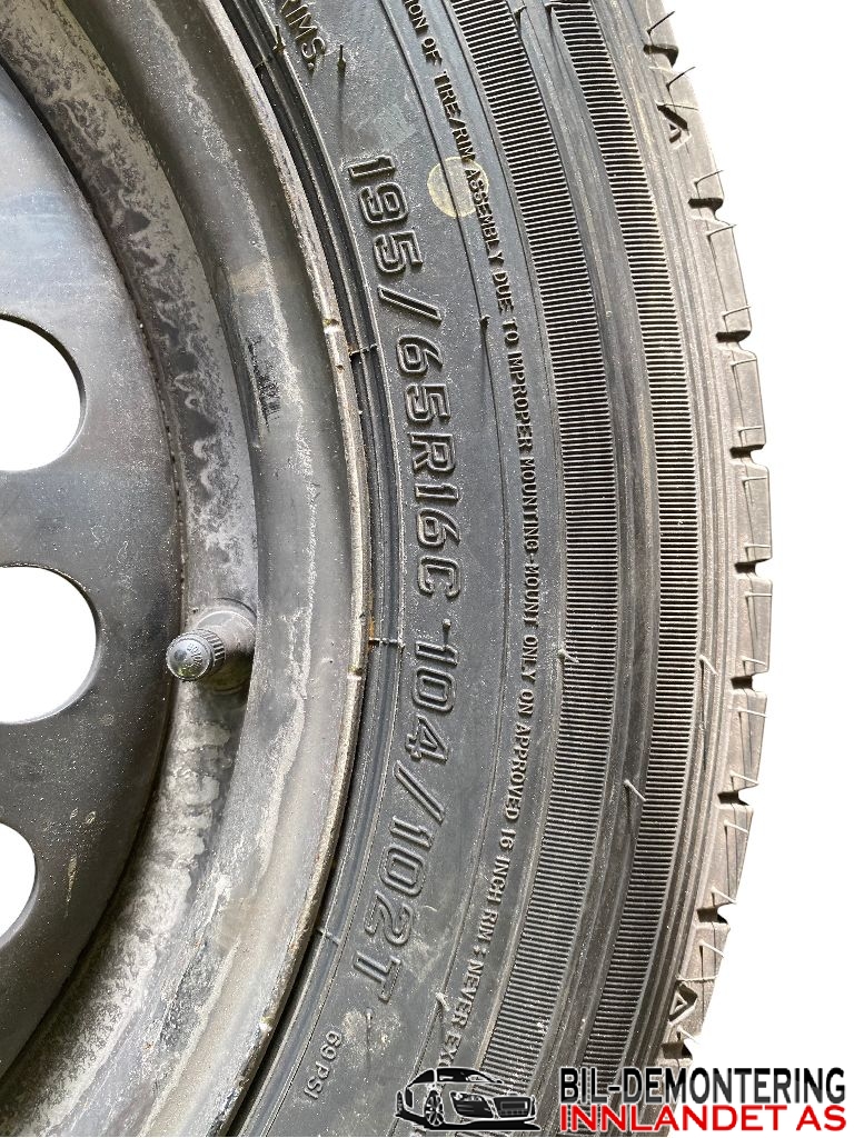 Felgsett stål til Fiat Doblo 2010-->> (Type II)  (FIAT||195/65R16C)