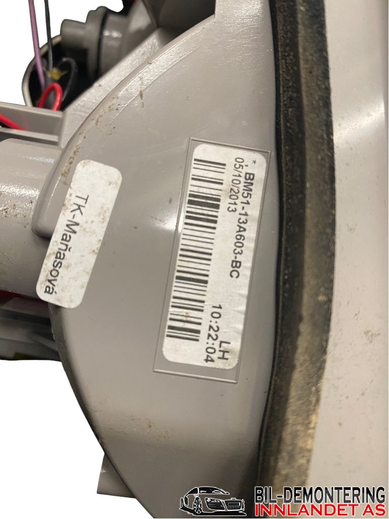 Baklykt venstre indre til Ford Focus 2011-2014 (Type III, Fase 1)  (FORD|1775997|)