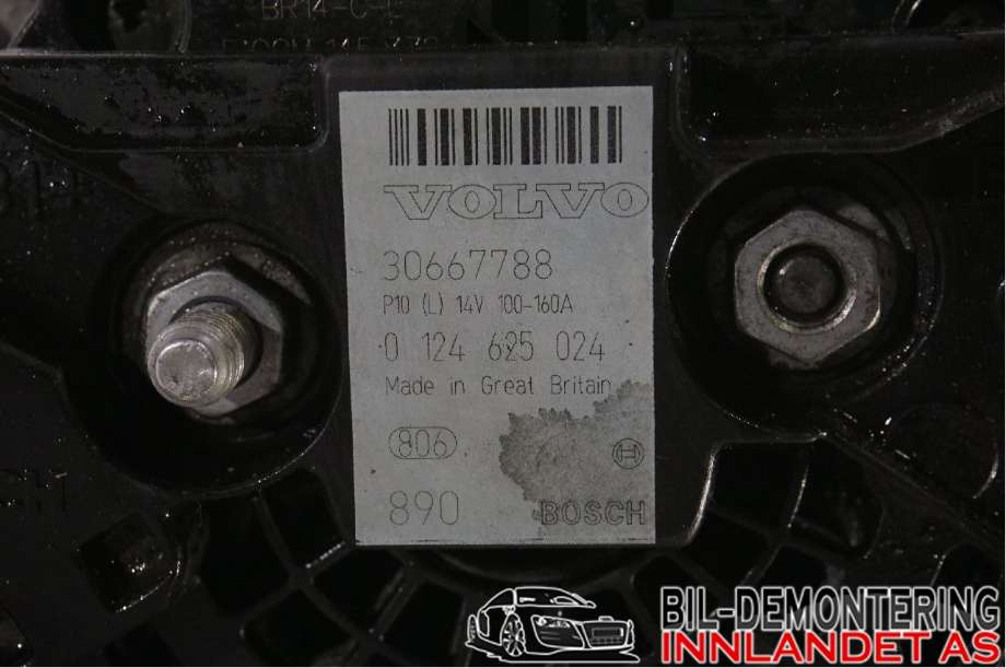 Dynamo til Volvo XC90 2007-2014 (Type I, Fase 2) (VOLVO|36012358|)